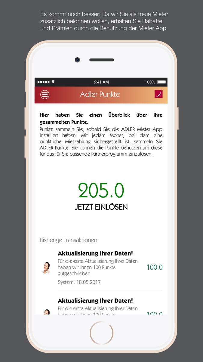 10_ADLER-Mieter-App_Punktestand-Kundenkonto